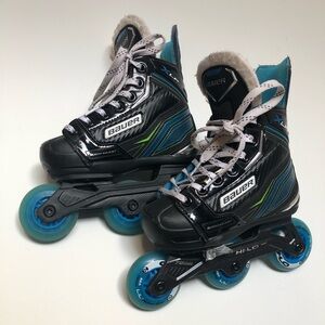 Bauer XLP Adjustable Inline Hockey Skates - Youth 11 - 1